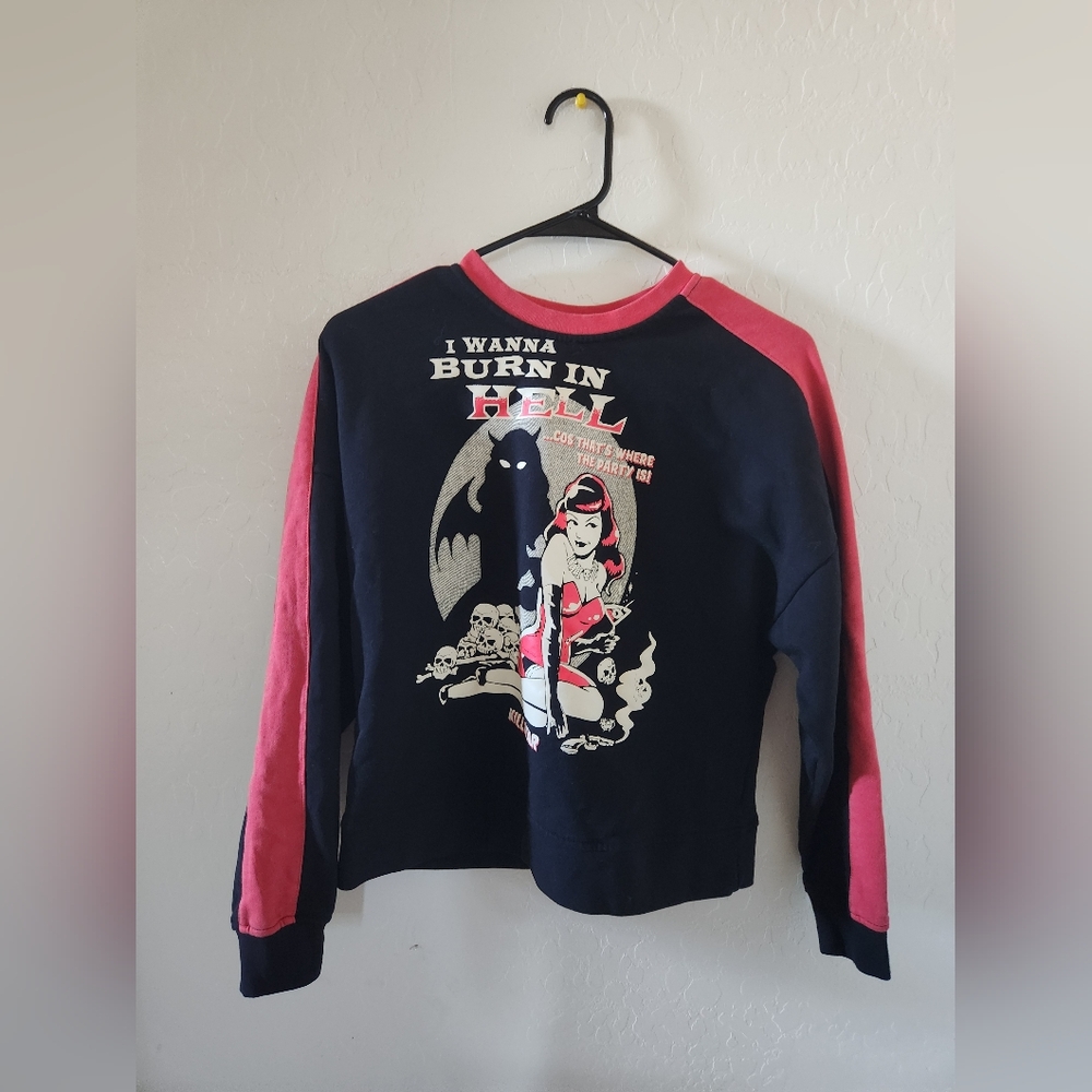 Burn in hell killstar top XS